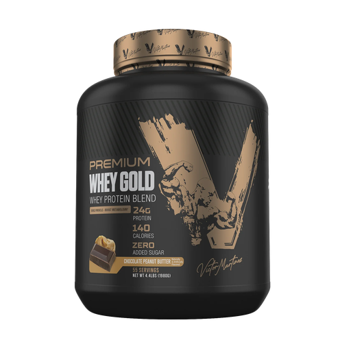 [6223007823654] Victor Martinez Premium Whey Gold Whey Protein Blend 55Serv 2000G Chocolate Peanut Butter