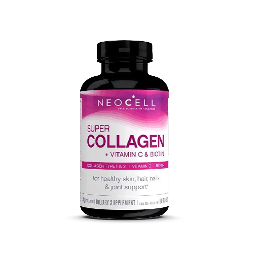 [016185129238] Neocell Super Collagen+Vitamin C&amp;Biotin 30Serv.-90Tablets.