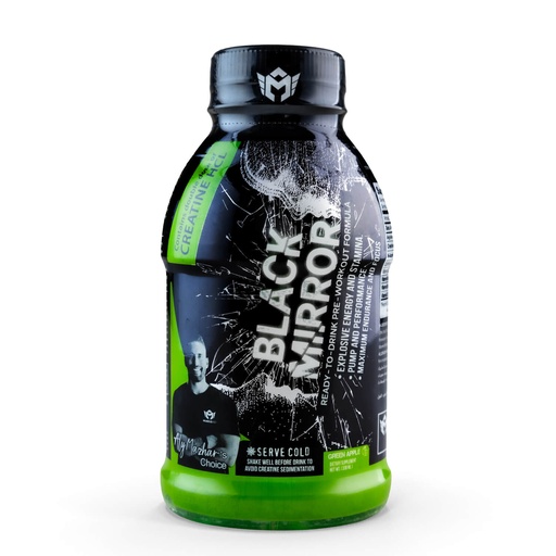 [6223007824590] Muscle Add Liquid Black Mirror-330Ml.-Green apple