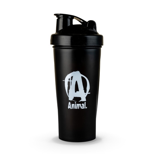 [6223007821810] Universal Animal Shaker - Black Shaker With Black Lid With Black &amp; White Print