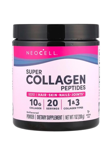 [016185019867] Neocell Super Collagen Peptides-20Serv.-200G.-Unflavored