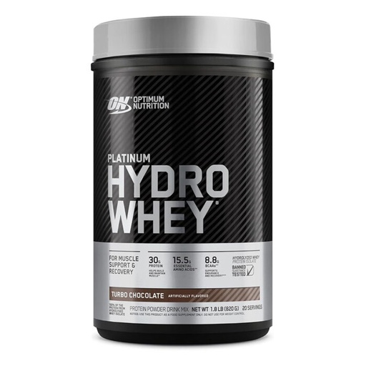 [748927026429] Optimum Nutrition Platinum Hydro Whey-20Serv.-794G-Turbo Chocolate