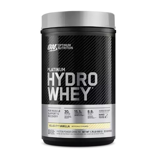 [748927026412] Optimum Nutrition Platinum Hydro Whey-20Serv.-794G- Velocity Vanilla