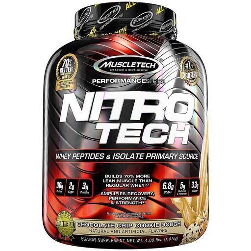 [631656712360] Muscletech Nitrotech-40Serv.-1.81KG-Chocolate Chip Cookie Dough