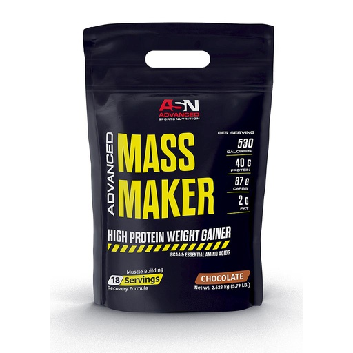 [6224000649388] ASN Advanced Mass Maker-18serv.-2.6KG-Chocolate