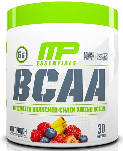 [856737003827] Muscle Pharm Bcaa-30Serv.-258G-Fruit Punch